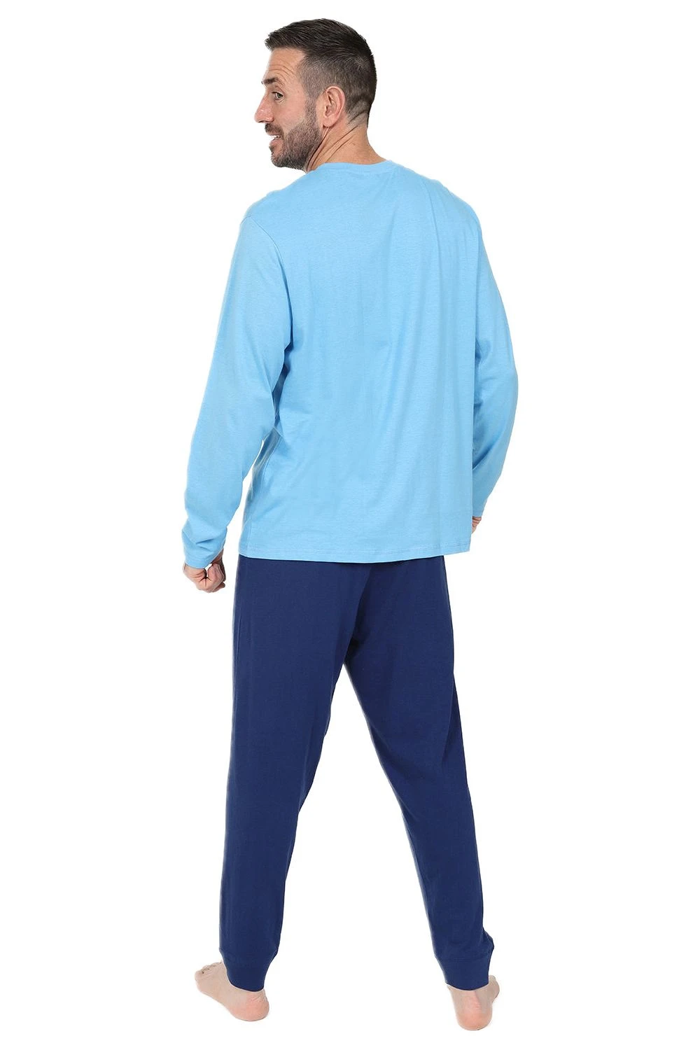 Mens Manchester City Football Club Long Pyjamas 2 Mens Manchester City Football Club Long Pyjamas - Image 2