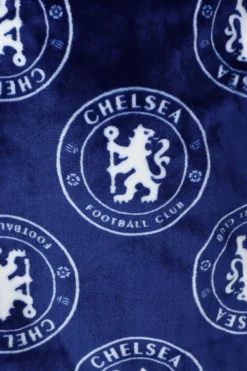 Chelsea F.C. Mens Official Dressing Gown Fleece Hooded Robe 11 Chelsea F.C. Mens Official Dressing Gown Fleece Hooded Robe -All Ages Fashion PJFMale231025 95