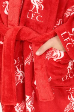Liverpool F.C. Boys Official Dressing Gown Fleece Hooded Kids Robe Red 12 Liverpool F.C. Boys Official Dressing Gown Fleece Hooded Kids Robe Red -All Ages Fashion PJFModels230822 104