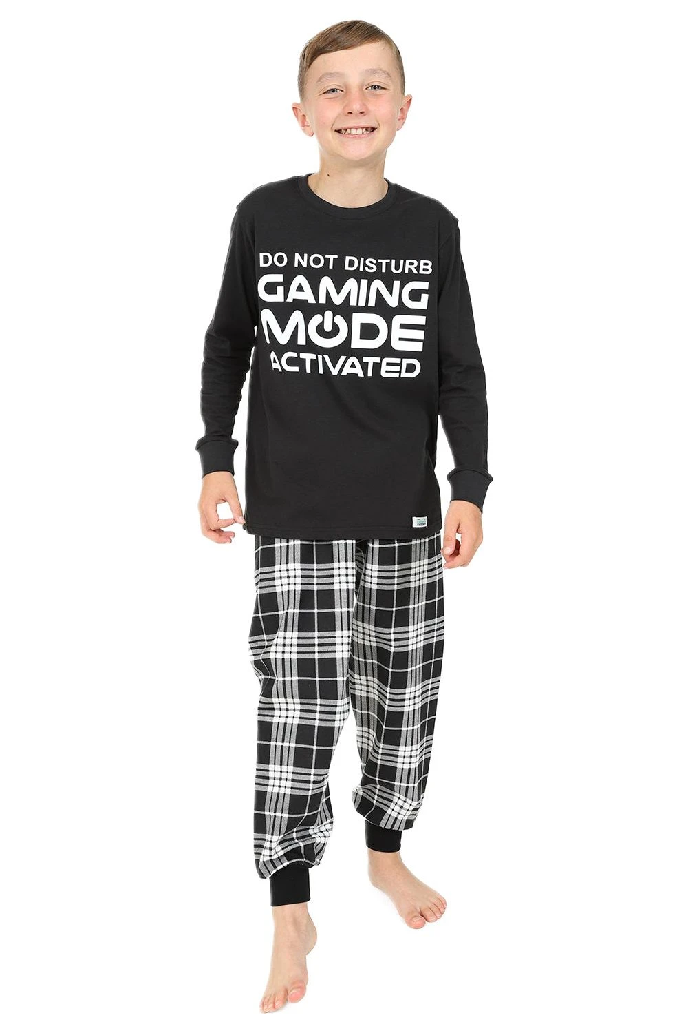 Gaming Mode Activated Woven Long Pyjamas 1 Gaming Mode Activated Woven Long Pyjamas