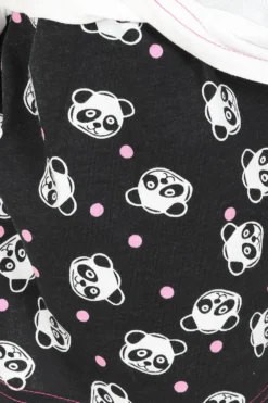 Girls Barely Awake Panda Short Pyjamas 13 Girls Barely Awake Panda Short Pyjamas -All Ages Fashion PJFModels230822 32