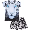 3D Style Tiger Short Pyjamas
