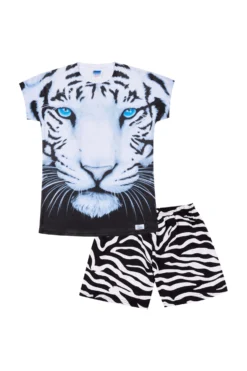 3D Style Tiger Short Pyjamas