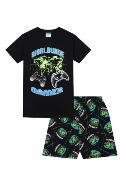 Worldwide Gamer Short Pyjamas