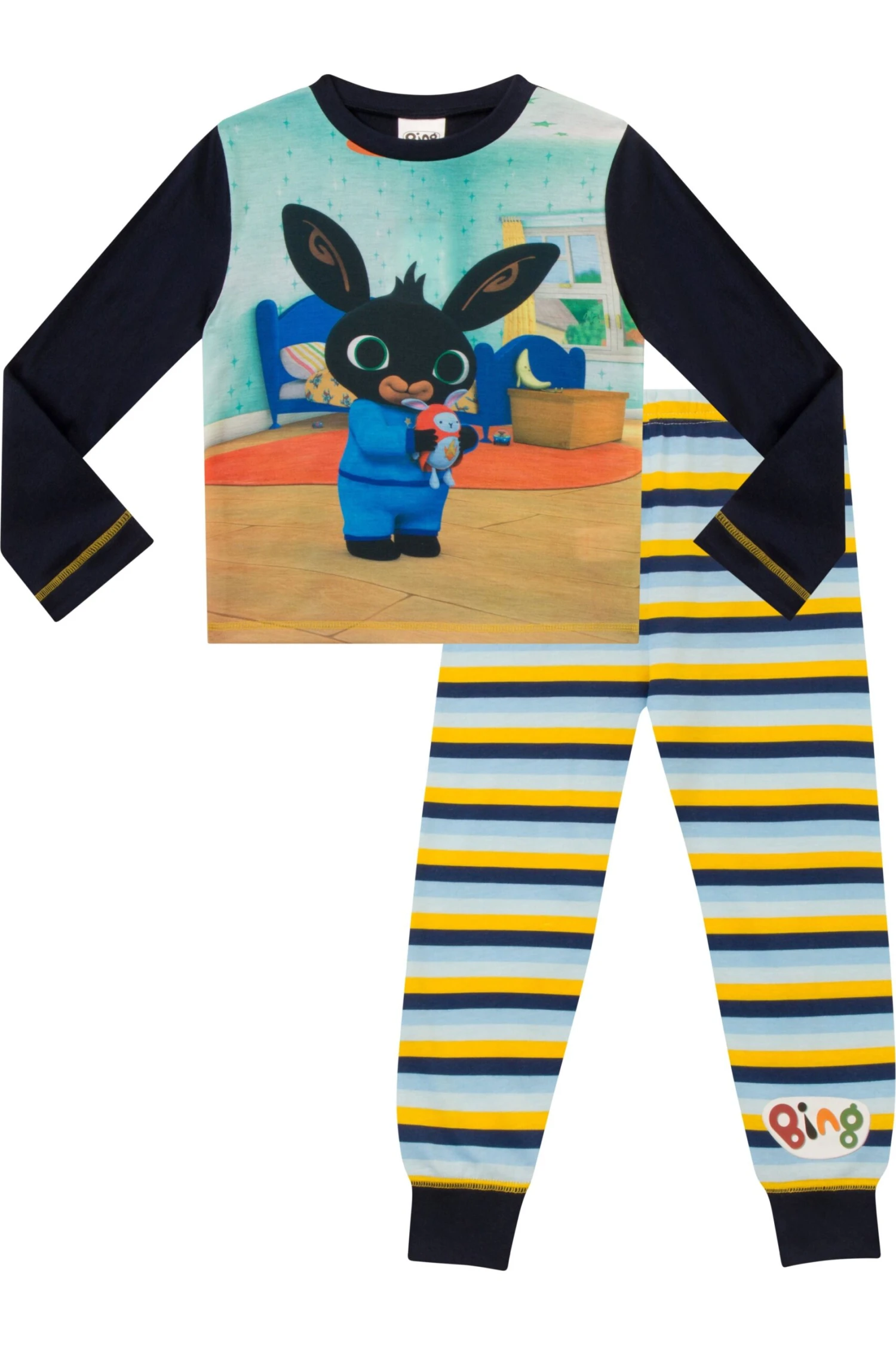Boys Bing & Flop Hoppity Long Pyjamas 1 Boys Bing & Flop Hoppity Long Pyjamas