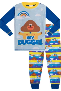 Boys Hey Duggee Rainbow Long Pyjamas