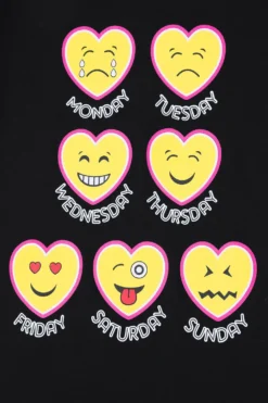 Girls 7 Days Of The Week Short Pyjamas -All Ages Fashion PJF 190502 6