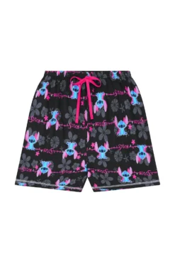 Women's Disney Lilo And Stitch 'I Hate Mornings' Short Pyjamas -All Ages Fashion PJF 190528 3