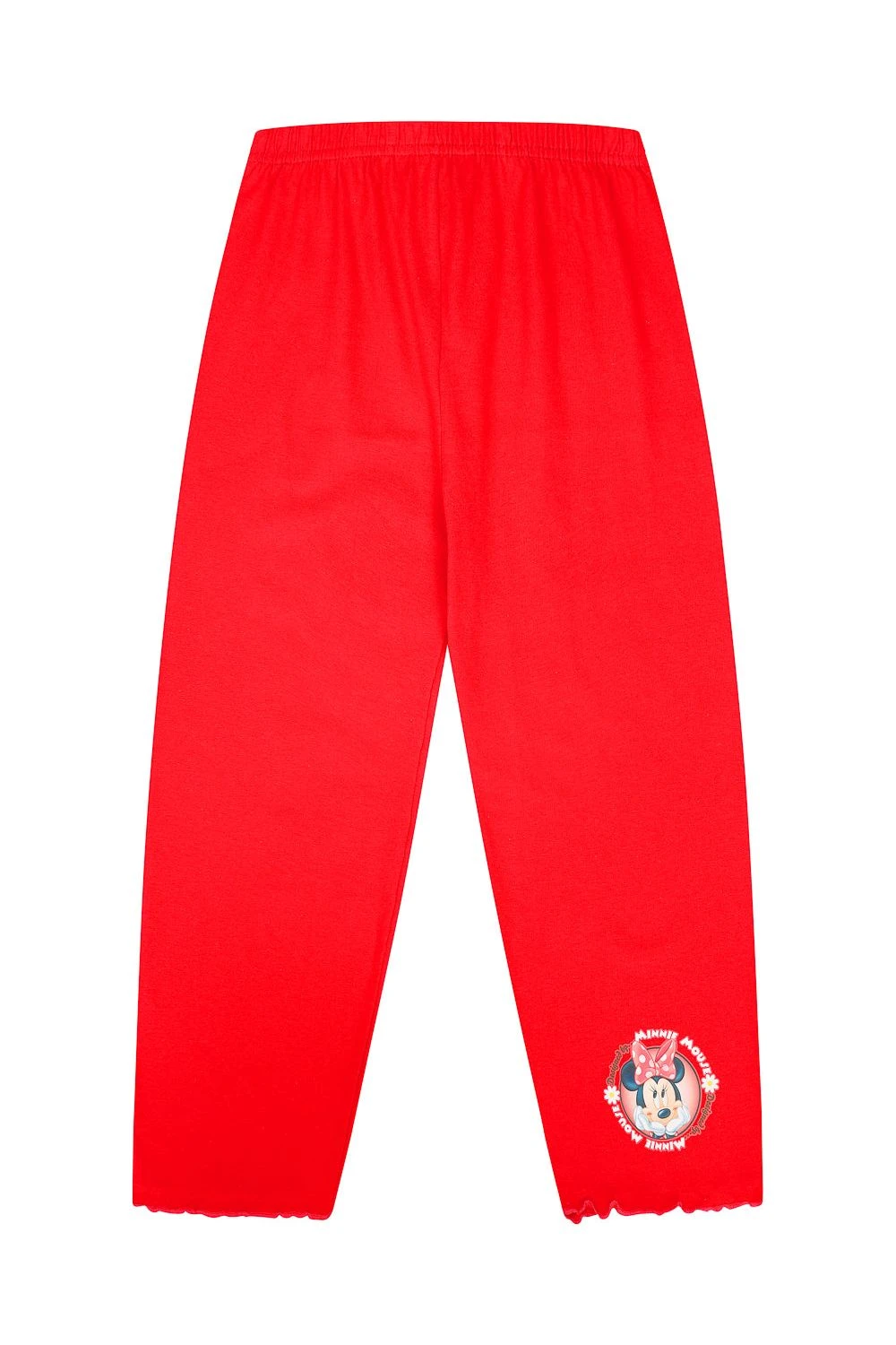 Disney Girls Minnie Mouse Red And Grey Long Pyjamas 3 Disney Girls Minnie Mouse Red And Grey Long Pyjamas - Image 3