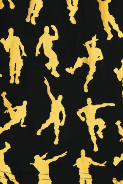 Legend Emote Dance Gaming Gold Short Pyjamas -All Ages Fashion PJF 190701 16