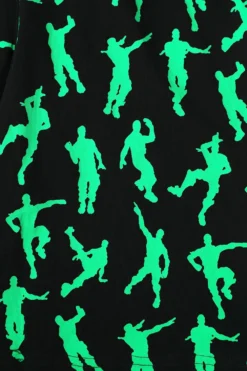 Legend Emote Dance Gaming Green Short Pyjamas -All Ages Fashion PJF 190725 10