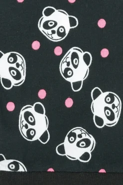 Girls Panda 'Barely Awake' Long Pyjamas -All Ages Fashion PJF 190902 5