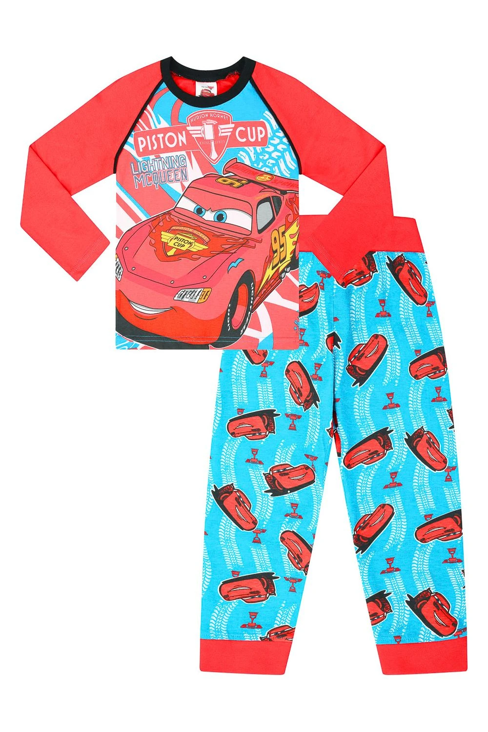 Boys Disney Lightning McQueen Long Pyjamas 1 Boys Disney Lightning McQueen Long Pyjamas