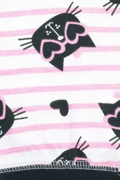 Purrfect Love Cat Long Pyjamas -All Ages Fashion PJF 190909 10