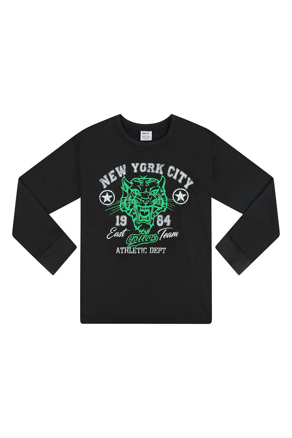 Boys New York City Tiger College Long Pyjamas 2 Boys New York City Tiger College Long Pyjamas - Image 2