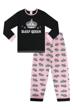 Girls Sleep Queen Long Pyjamas -All Ages Fashion PJF 191105 44