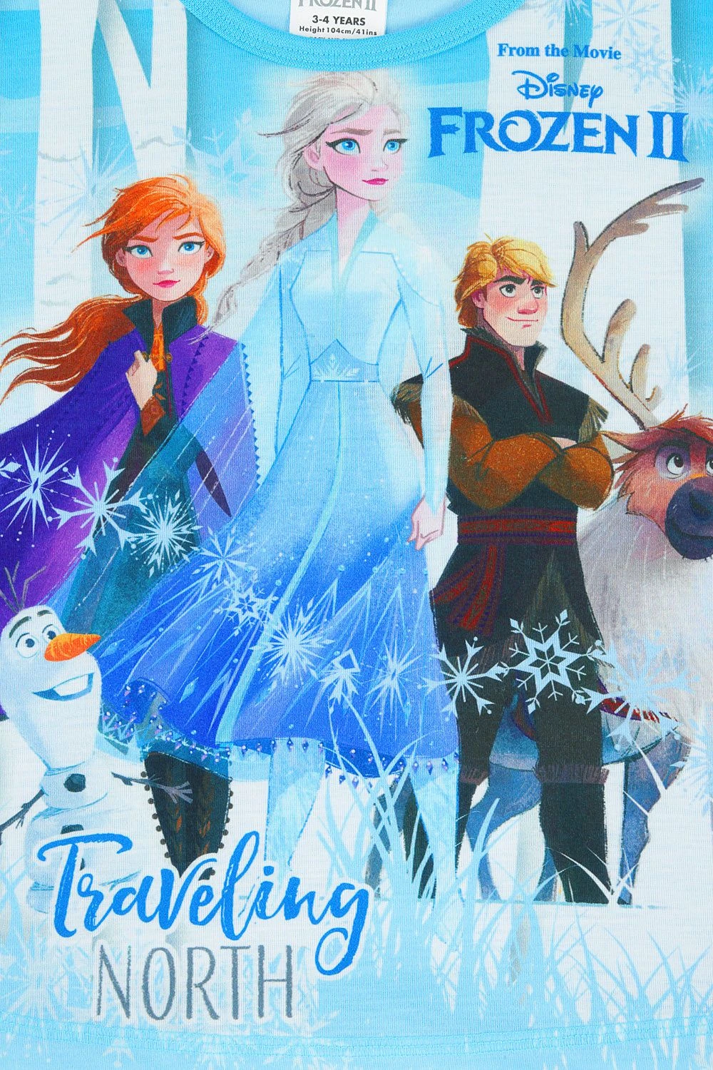 Disney Frozen 2 Pyjamas Elsa Anna Kristoff Olaf Sven 3 Disney Frozen 2 Pyjamas Elsa Anna Kristoff Olaf Sven - Image 3
