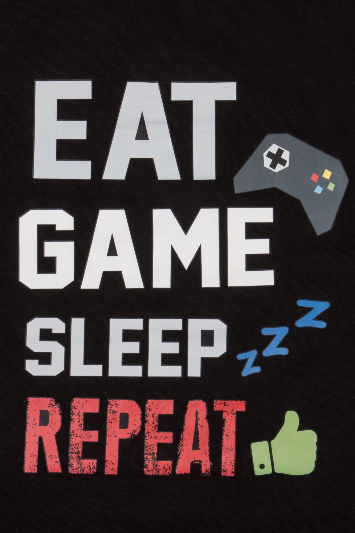 Boys Eat Game Sleep Short Pyjamas 4 Boys Eat Game Sleep Short Pyjamas - Image 4