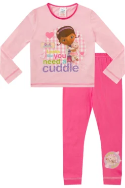 Girls Disney Doc McStuffins Need A Cuddle Long Pyjamas