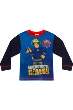 Boys Fireman Sam Long Pyjamas -All Ages Fashion PJF 50 scaled