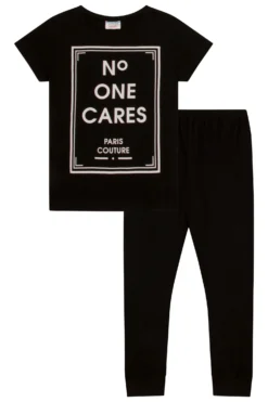 Girls No One Cares Long Pyjamas -All Ages Fashion PJF 86 4de6da0b f42f 4502 b4f8 b8797d43f928 scaled