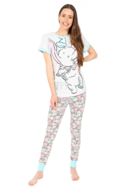 Women's Disney Dumbo 'Be Happy' Long Pyjamas
