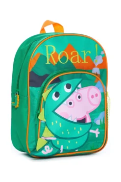 George Pig Bag Toddler Backpack Boys For School Nursery, Dinosaur Roar!
