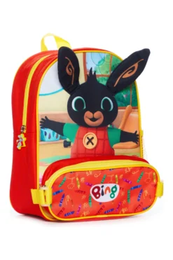 Bing Bunny Backpack And Pencil Case Kids Nursery School Rucksack Lunch Bag