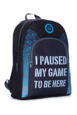 I Paused My Game To Be Here School Bag, Kids Boys Gamer Backpack