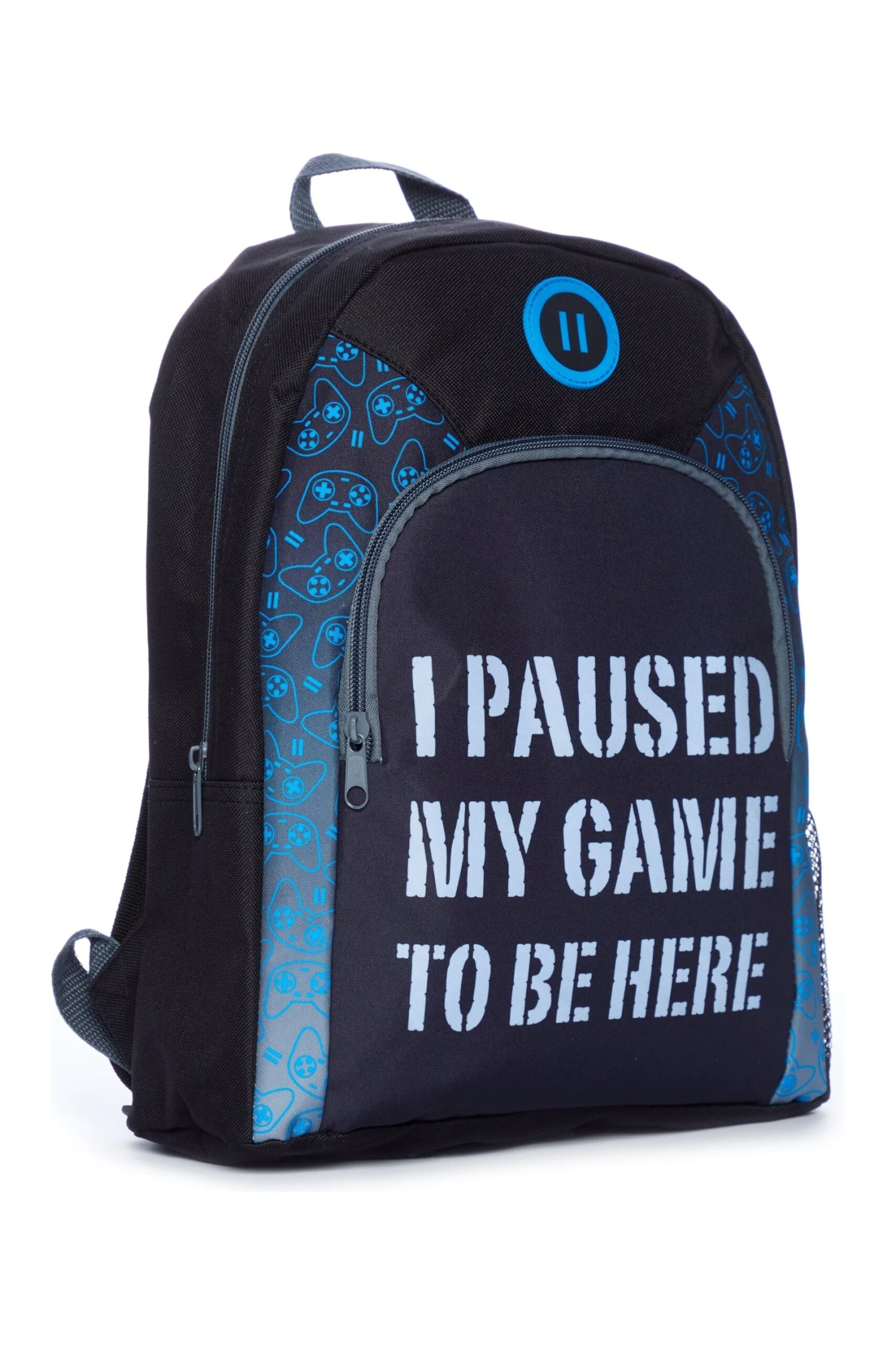 I Paused My Game To Be Here School Bag, Kids Boys Gamer Backpack 1 I Paused My Game To Be Here School Bag, Kids Boys Gamer Backpack