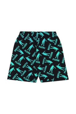 Floss Emote Dance Green Short Pyjamas -All Ages Fashion Short Pyjamas Green 3