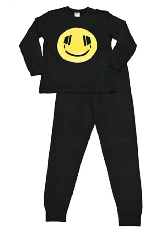 Boys Smile Face Headphones Long Pyjamas 2 Boys Smile Face Headphones Long Pyjamas - Image 2