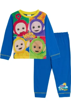 Boys Teletubbies Wake Up Time Long Pyjamas