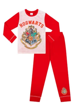 Girls Harry Potter Hogwarts Long Pyjamas