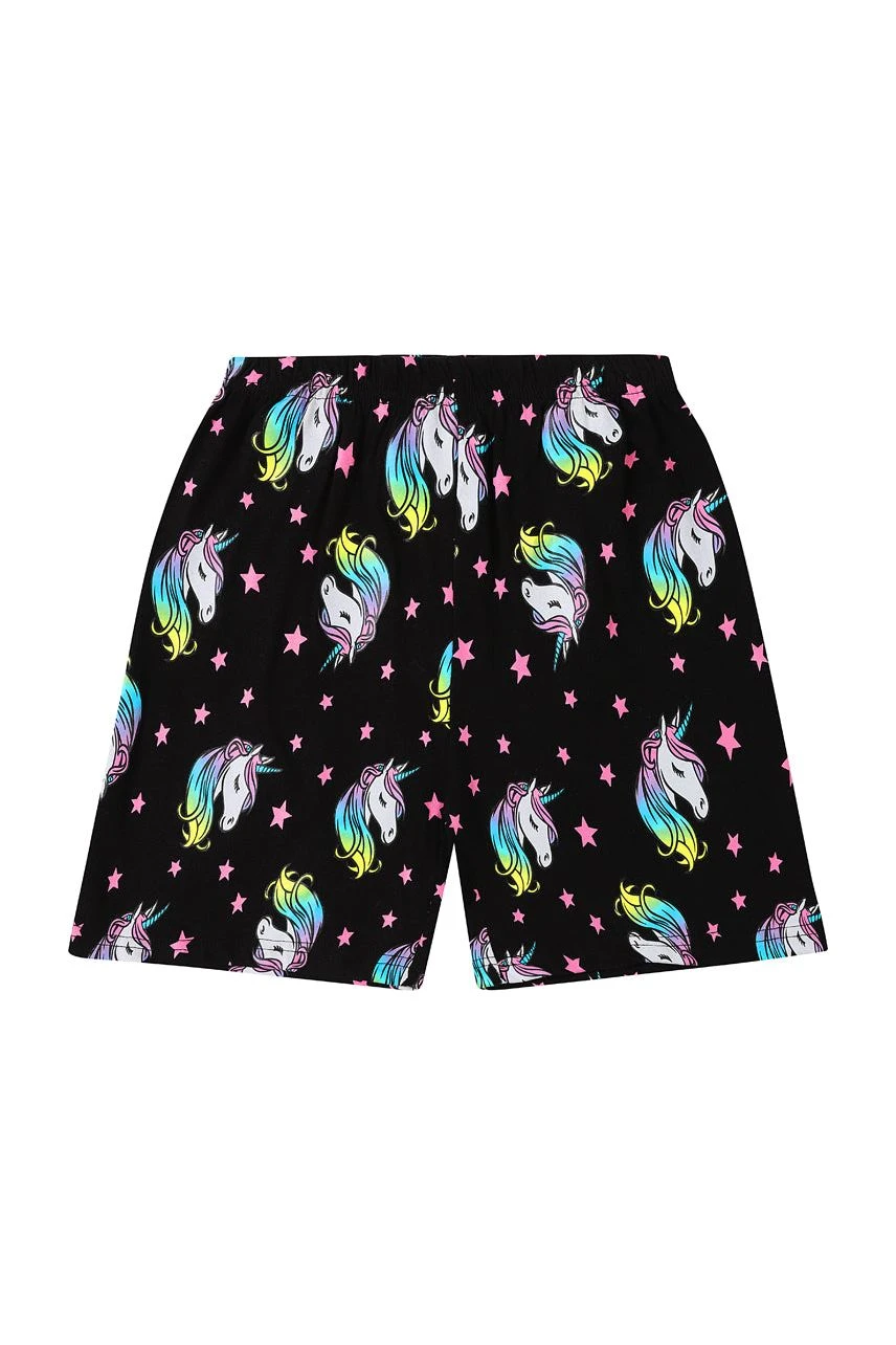 Girl's Born To Sparkle Unicorn Short Pyjamas 7 Girl's Born To Sparkle Unicorn Short Pyjamas - Image 7