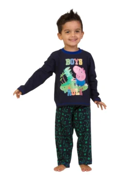 Boys Peppa Pig 'Boys Rule' Long Pyjamas 4-5 Years