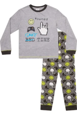 Boys Game Time Owned Long Pyjamas