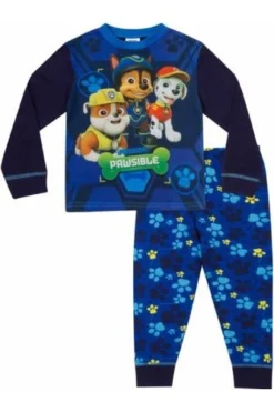 Boys Paw Patrol Long Pyjamas -All Ages Fashion impawsible