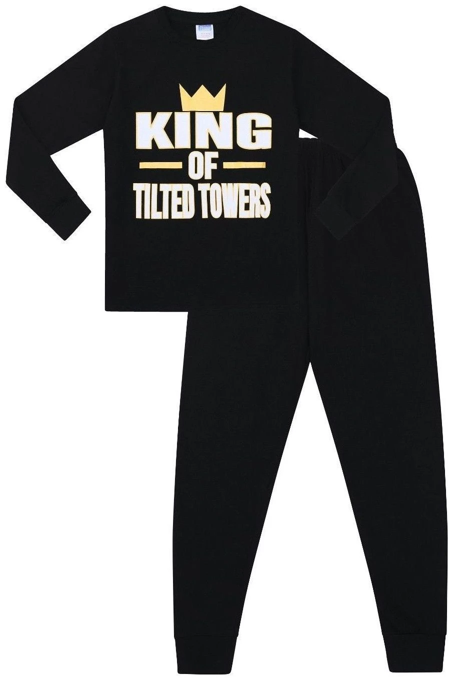 Boys King Of Tilted Towers Long Pyjamas 11-12 Years 1 Boys King Of Tilted Towers Long Pyjamas 11-12 Years