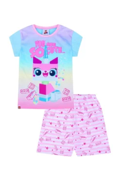 Official Lego Movie Unikitty Short Pyjamas