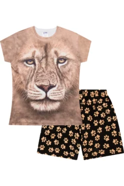 Lion Paw Print 3D Short Pyjamas