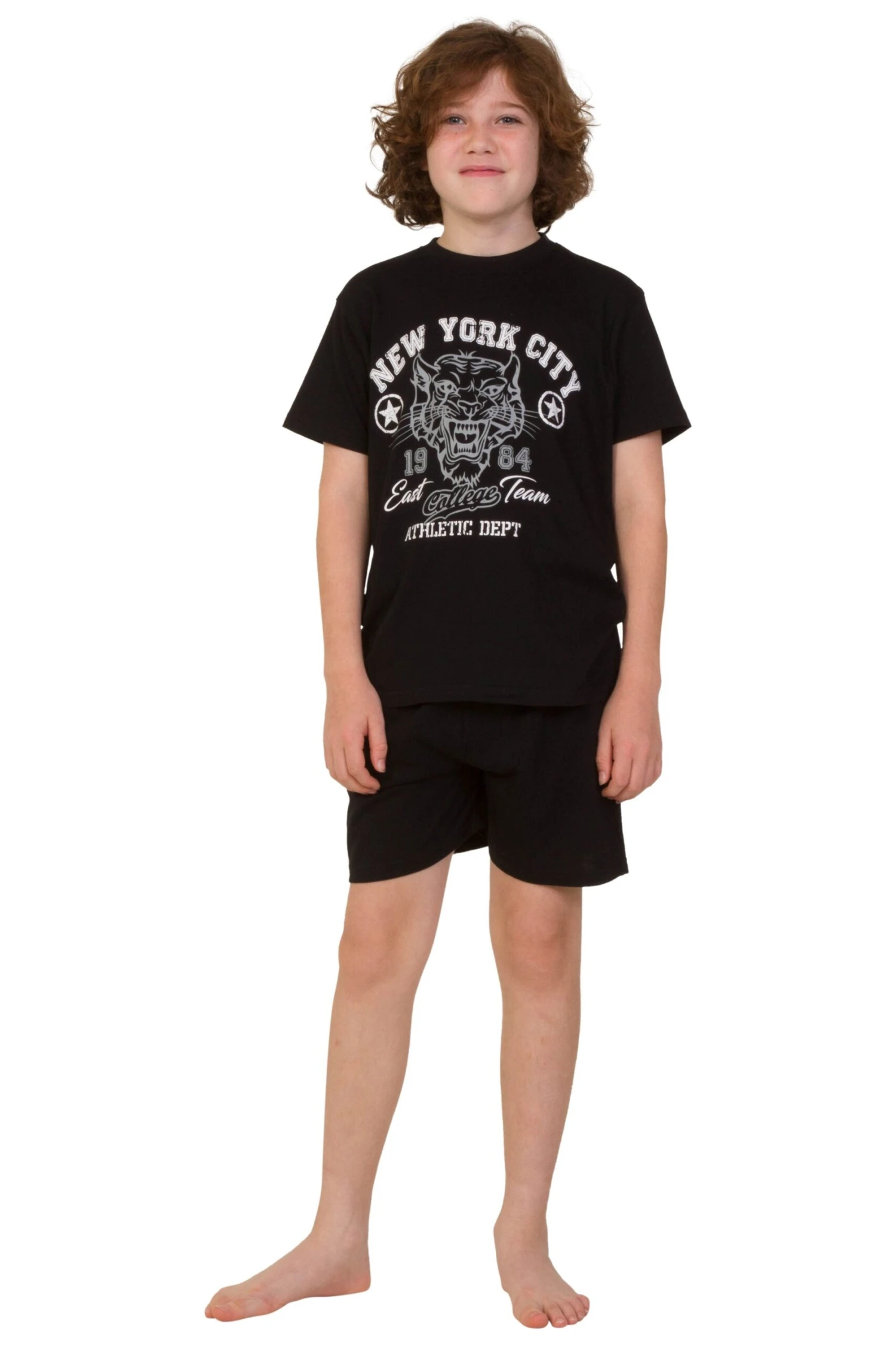 Boys New York City Athletic College Short Pyjamas 1 Boys New York City Athletic College Short Pyjamas