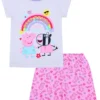 Girls Peppa Pig And Zoe Short Pyjamas