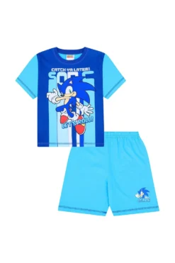 Boys Sonic The Hedgehog 'Let's Roll' Short Pyjamas