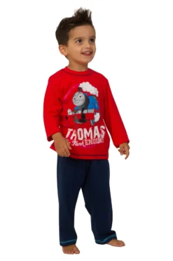 Boys Thomas The Tank Engine Long Pyjamas