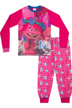 Girls Trolls 'Poppy' Long Pyjamas
